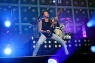 Danny Jones of McFly performs during their 21st Birthday show at The O2 Arena on October 09, 2024 in London, England. (Photo by Jim Dyson/Getty Images)